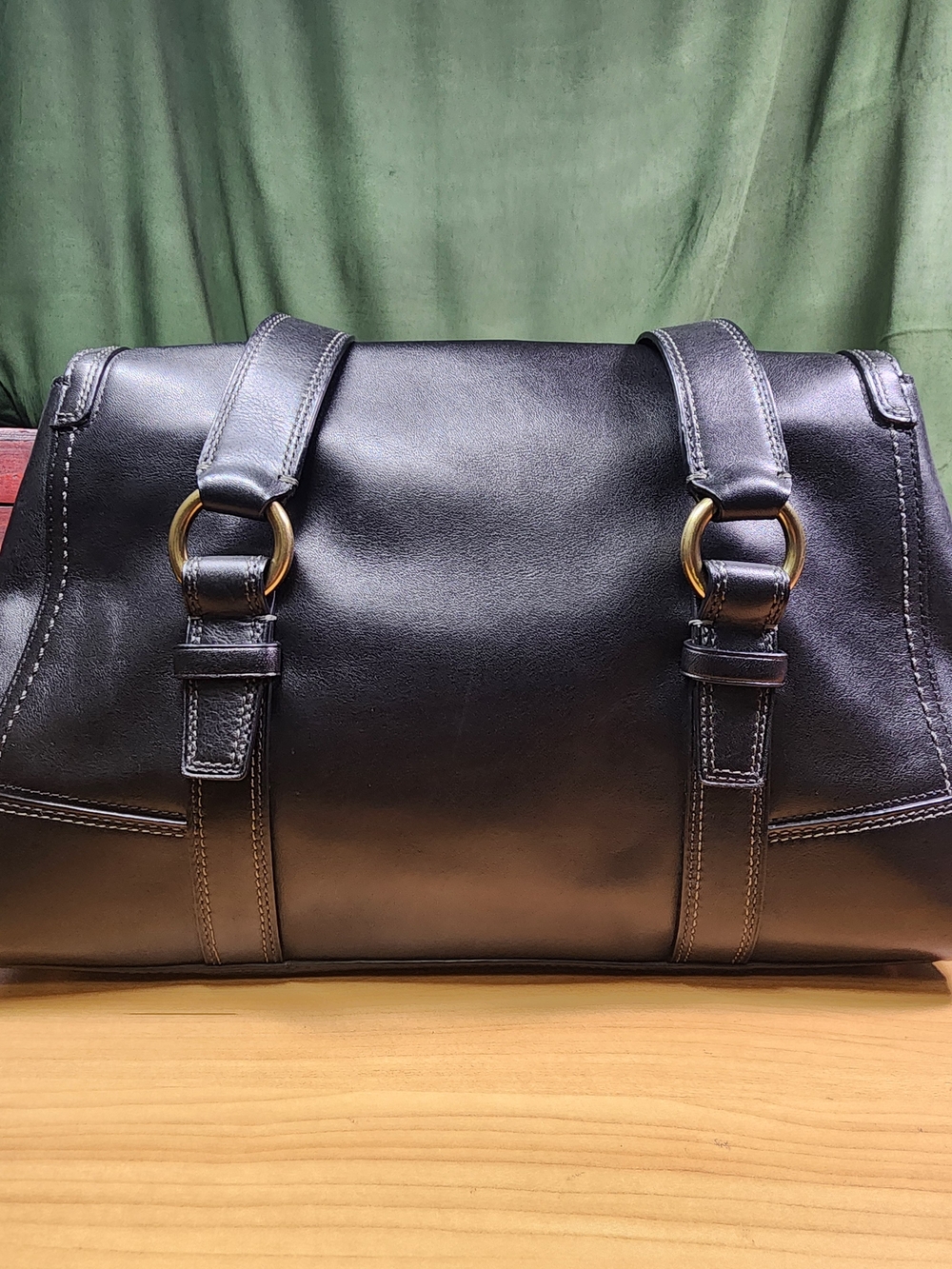 Vintage Coach Hamptons Turnlock Tote/Shoulder Bag - Gem